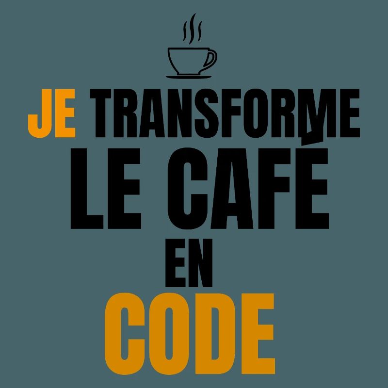 Je transforme le code en café