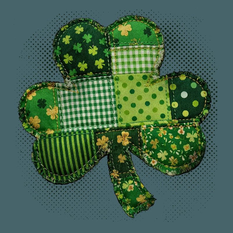 Trèfle – St. Patrick vintage en patchwork