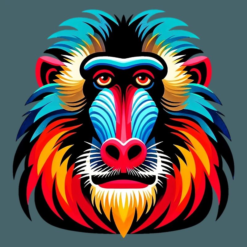 Mandrill-Affe