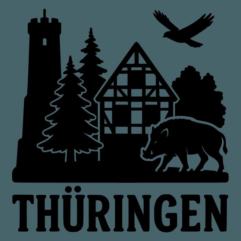 Silhouette Thuringe