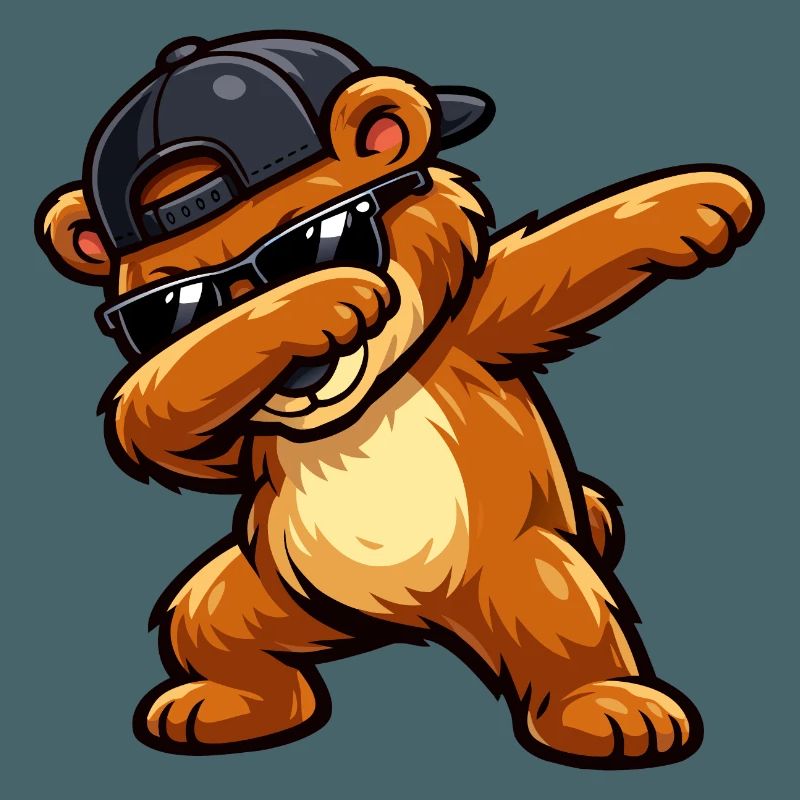 Dabbing Bear