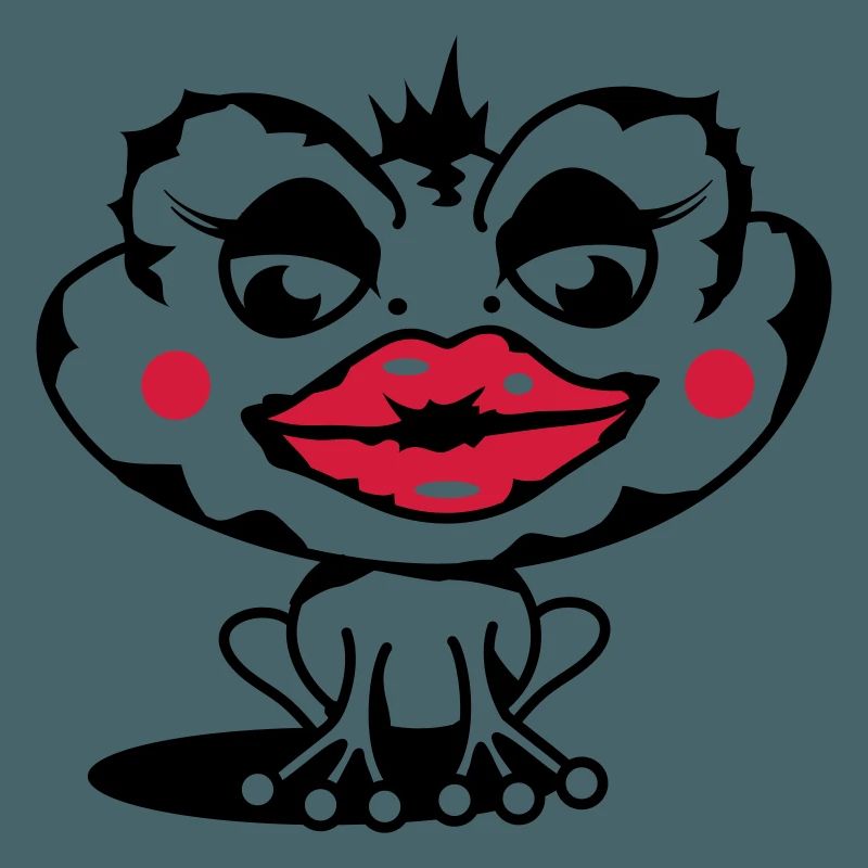 A toad with a thick lip