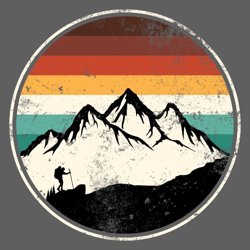 Retro Peak Trail Circle