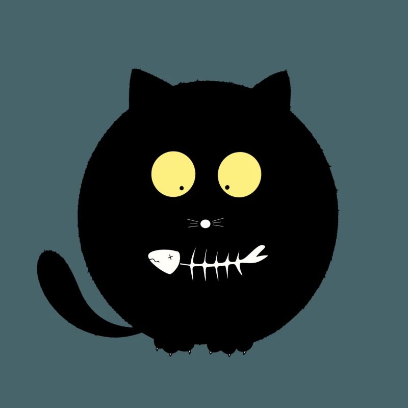 Fischmund-Katze
