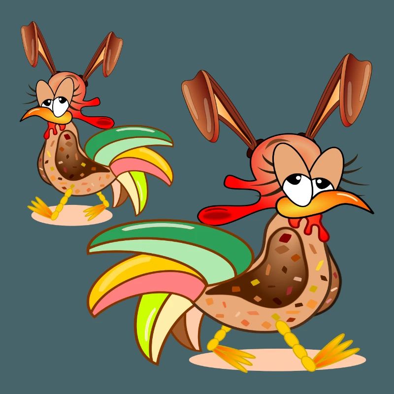 EASTER CHICKENS EASTER BUNNIES COUPLES