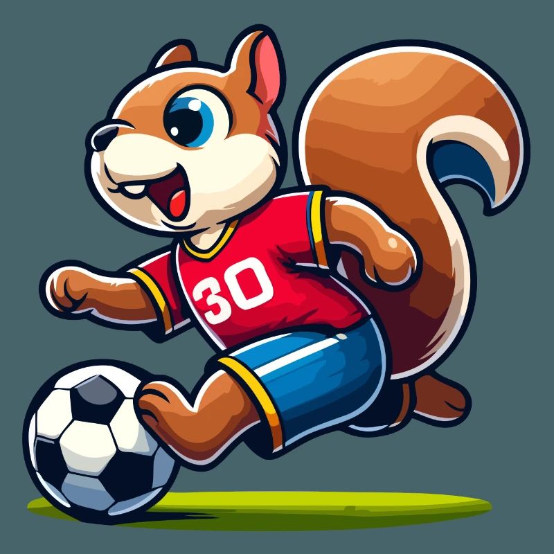 Scamper Striker: The Soccer Squirrel