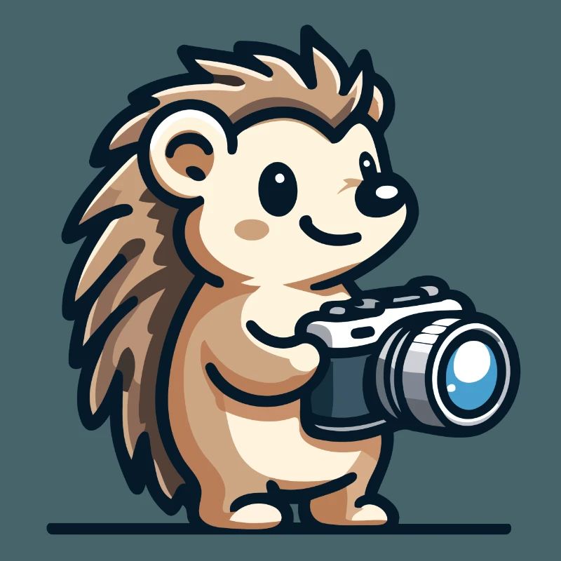 Schnappschuss-Igel: Der Shutterbug-Kumpel