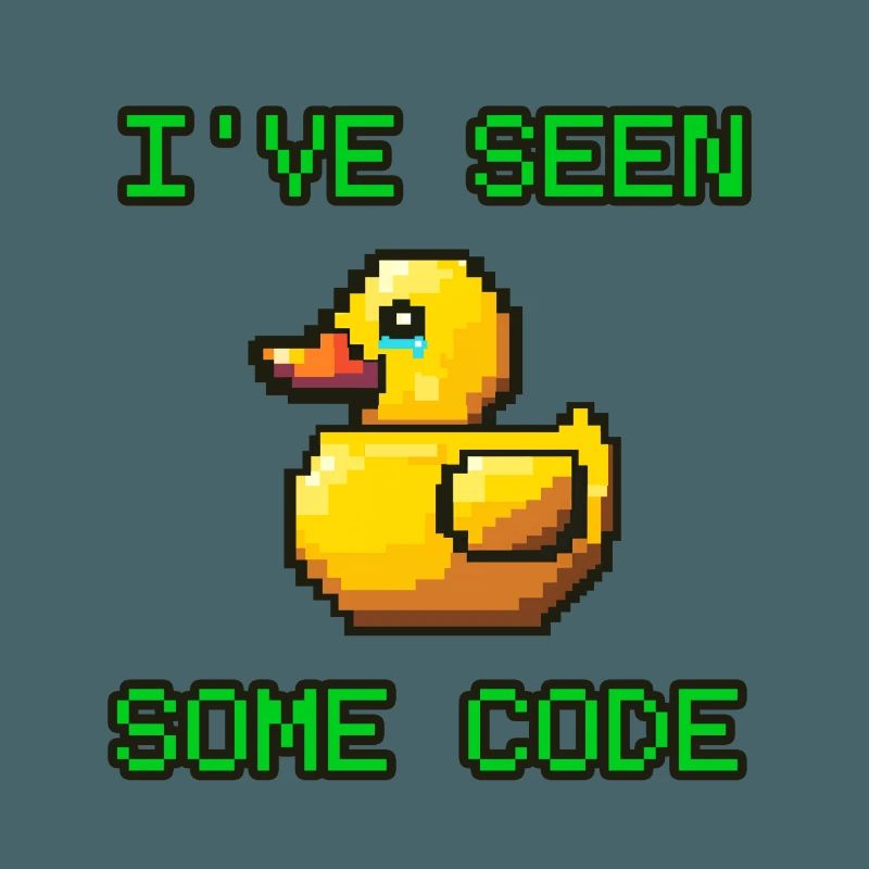 Pixel Duck I’ve Seen Some Code