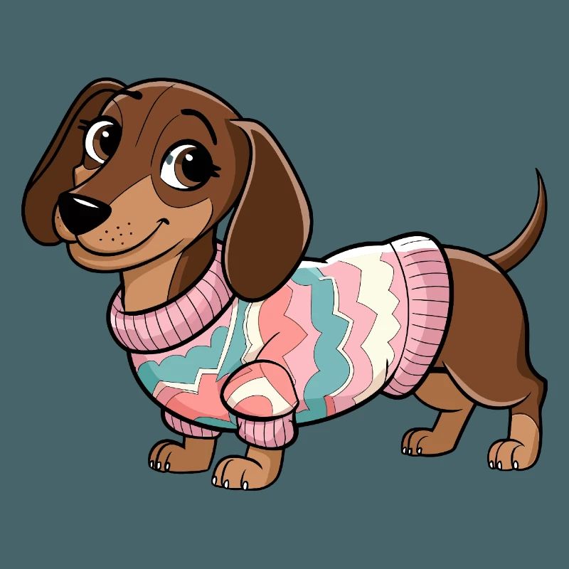 Pull douillet teckel