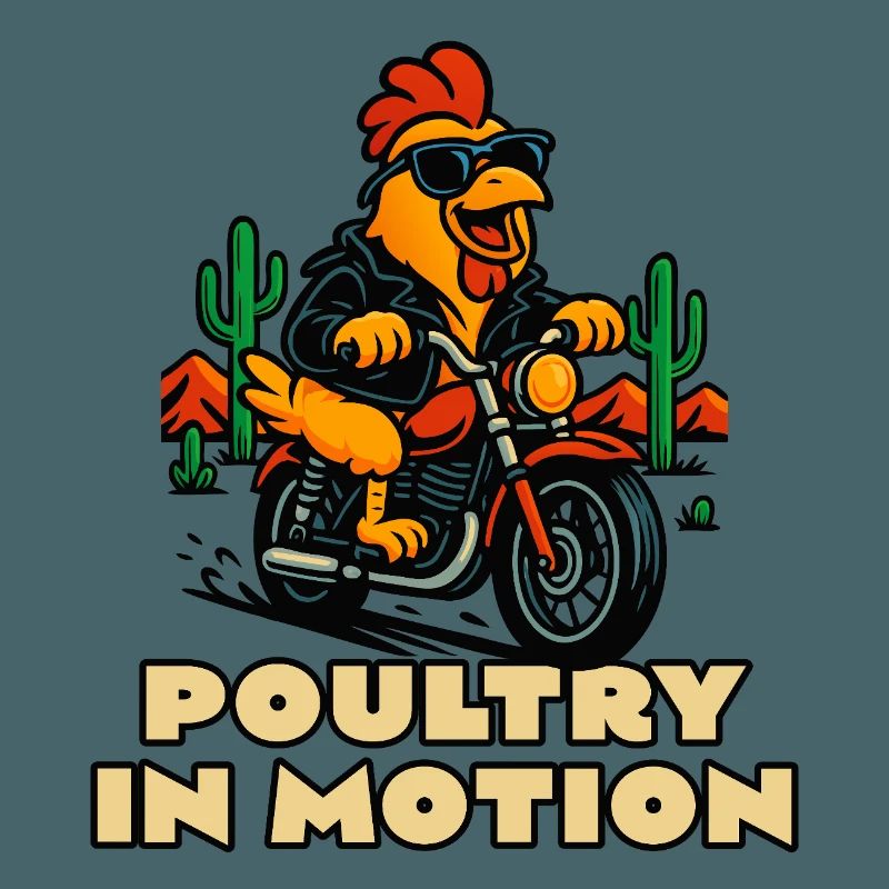 Poultry in Motion: Chicken biker