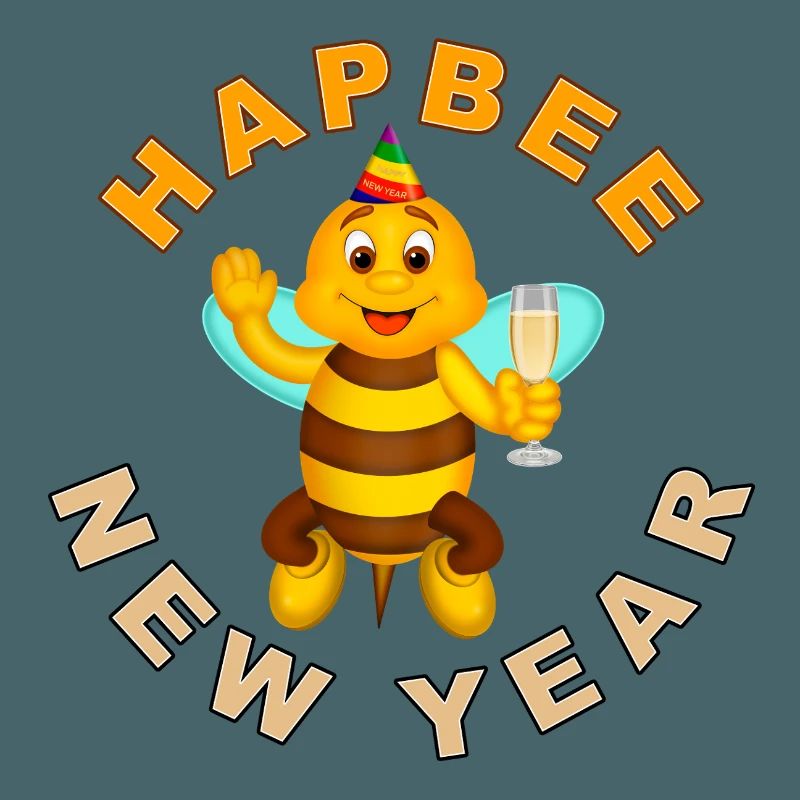 HAPBEE Nouvel An avec texte 2