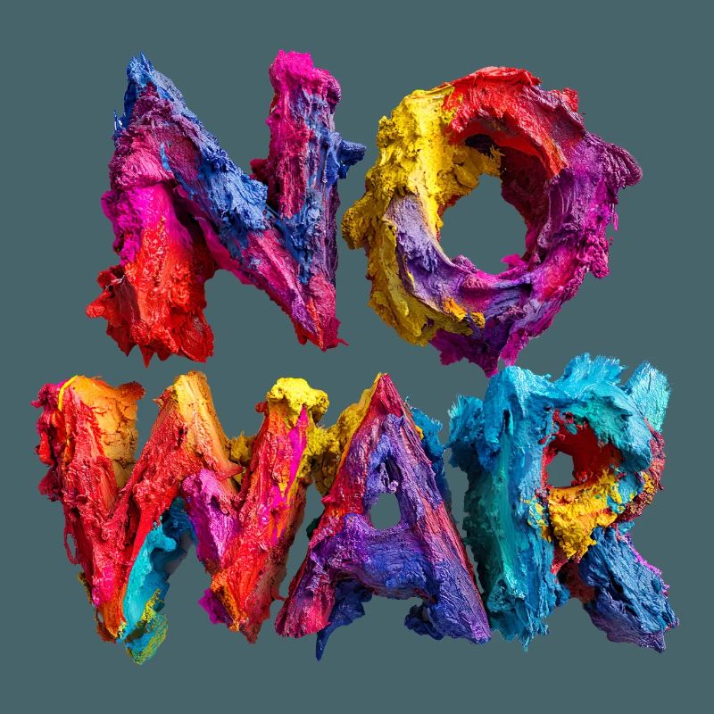 Pas d’explosion de couleurs de guerre
