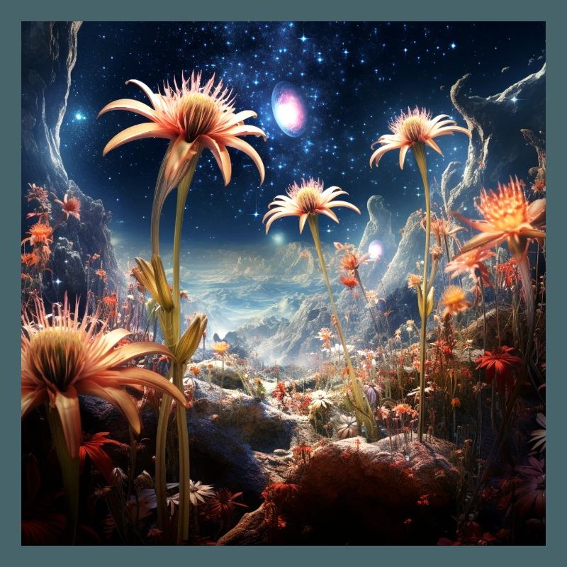 Sternenblüten Landschaft
