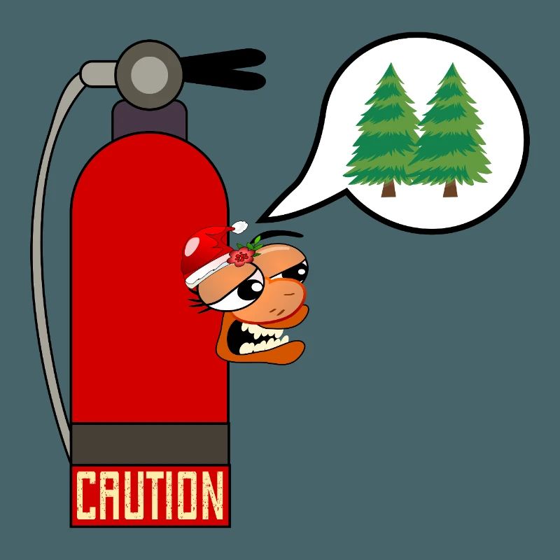 CAUTION CHRISTMAS TREE FIRE