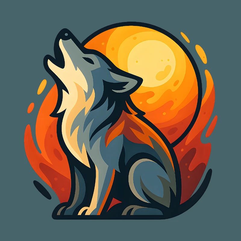 Wolf heult