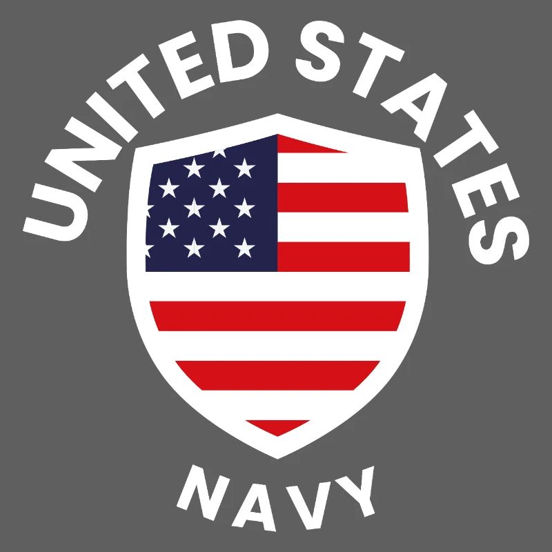 U.S. Flag Shield Navy