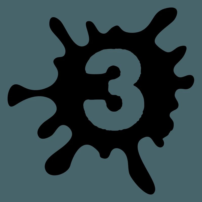 3 Klecks