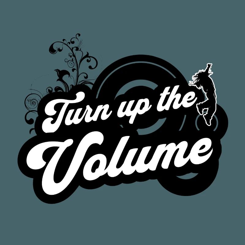 Monter le Volume — Script rétro noir
