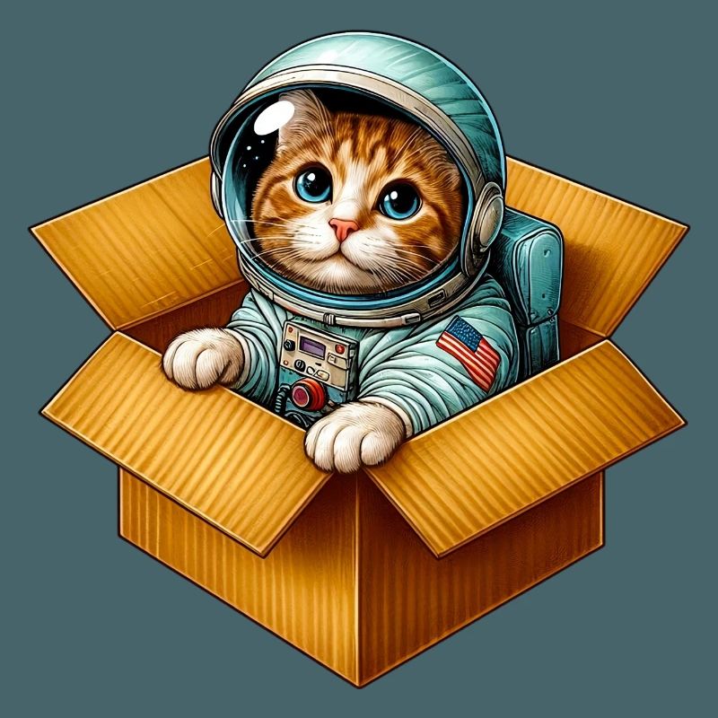 Astronaut Katze