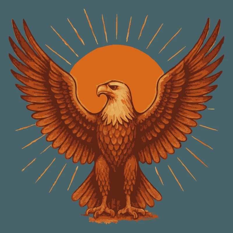 Fiery Solar Eagle