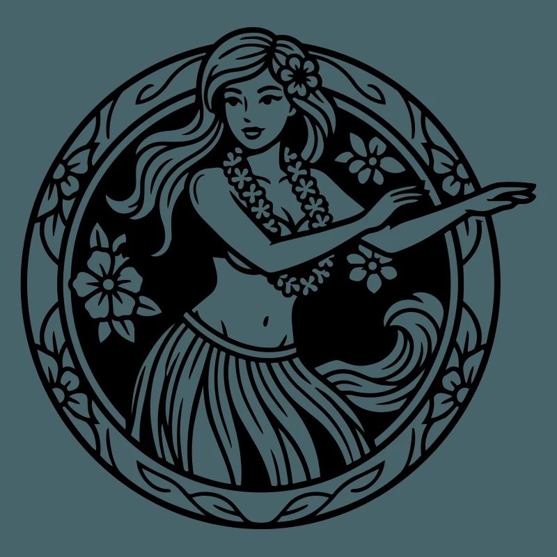 Hula-Mädchen