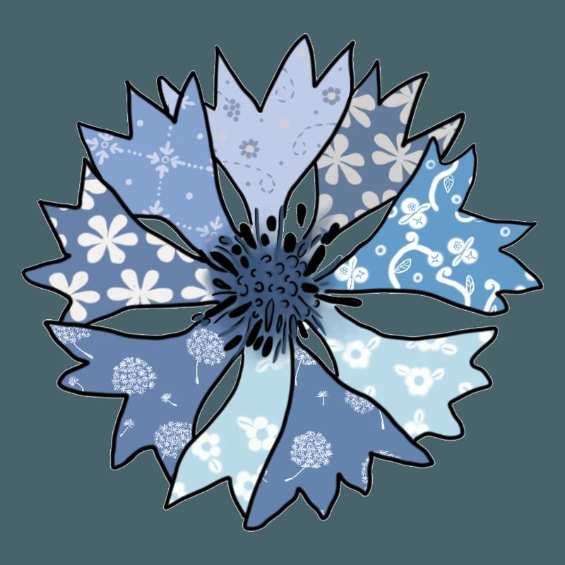 bunte_Kornblume
