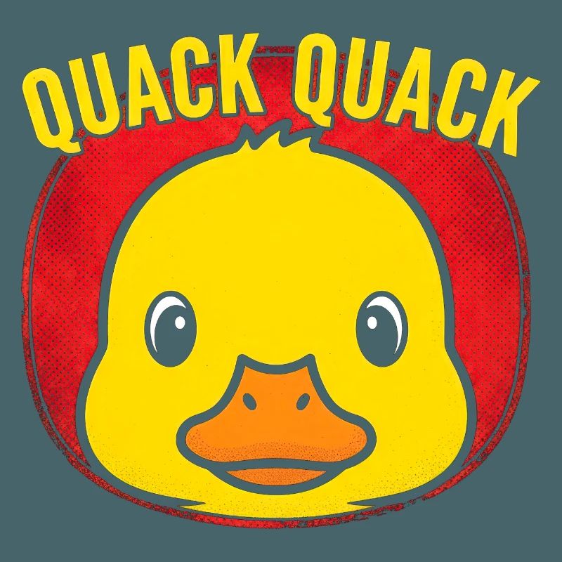 Quack Quack Duck Pop Art