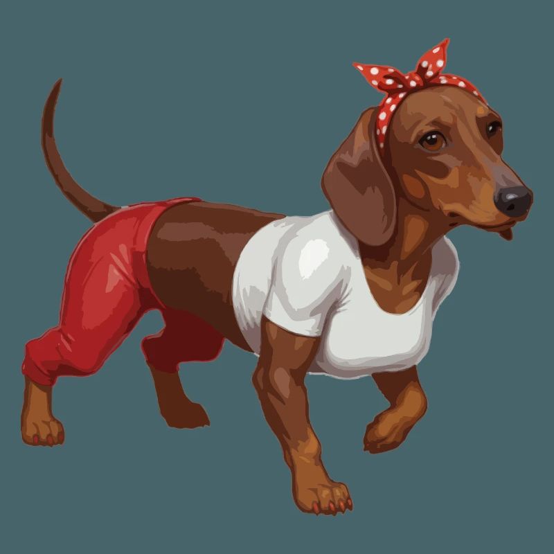 Dackel, Pinup-Dackel,