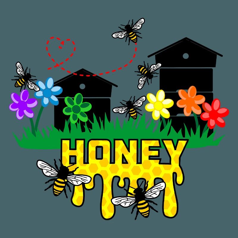 Honiggewächshäuser oder Bienenstöcke mit Bienen