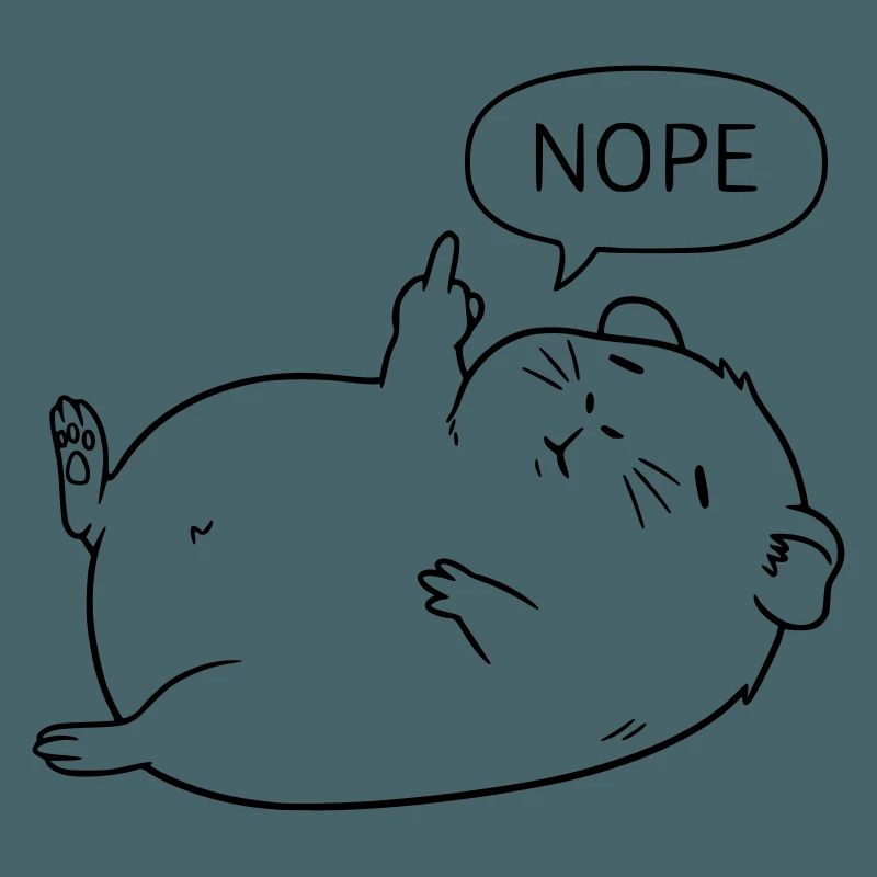 Non, cochon d’Inde | Design mignon