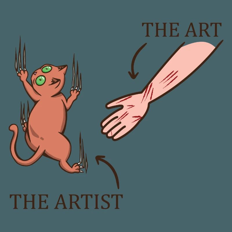 Katzen Kunst