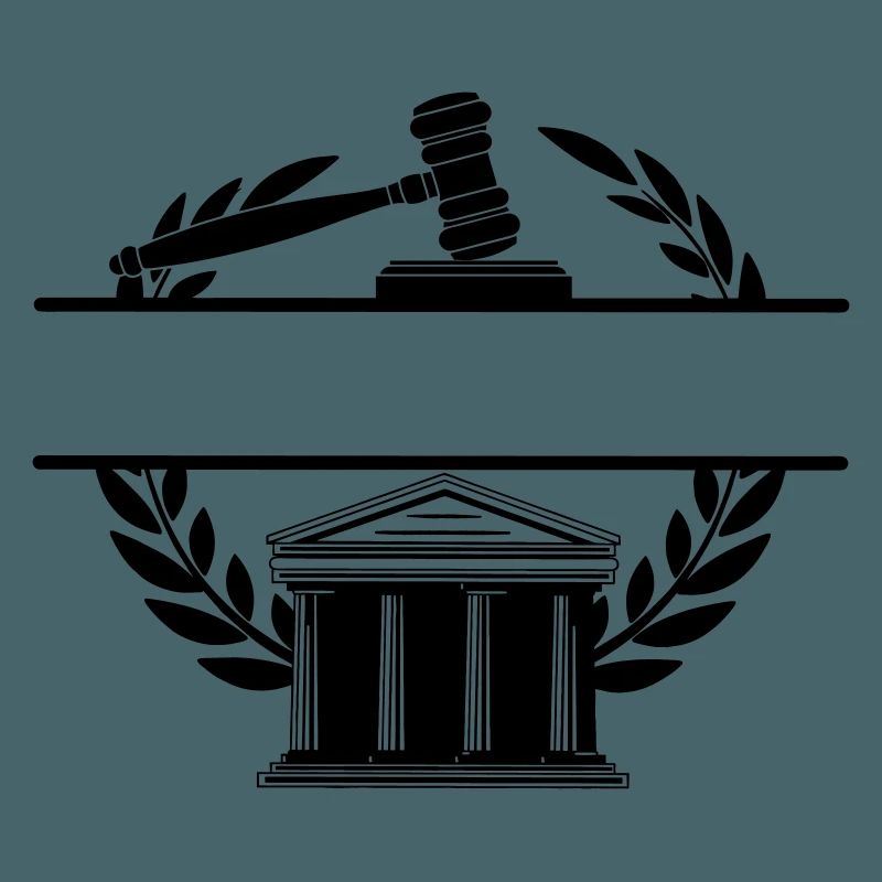 Anwaltsmonogramm Gerichtsgebäude