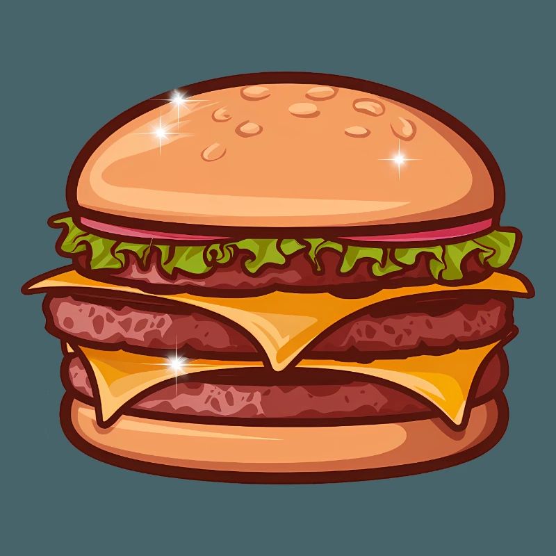 Saftiger Cheeseburger