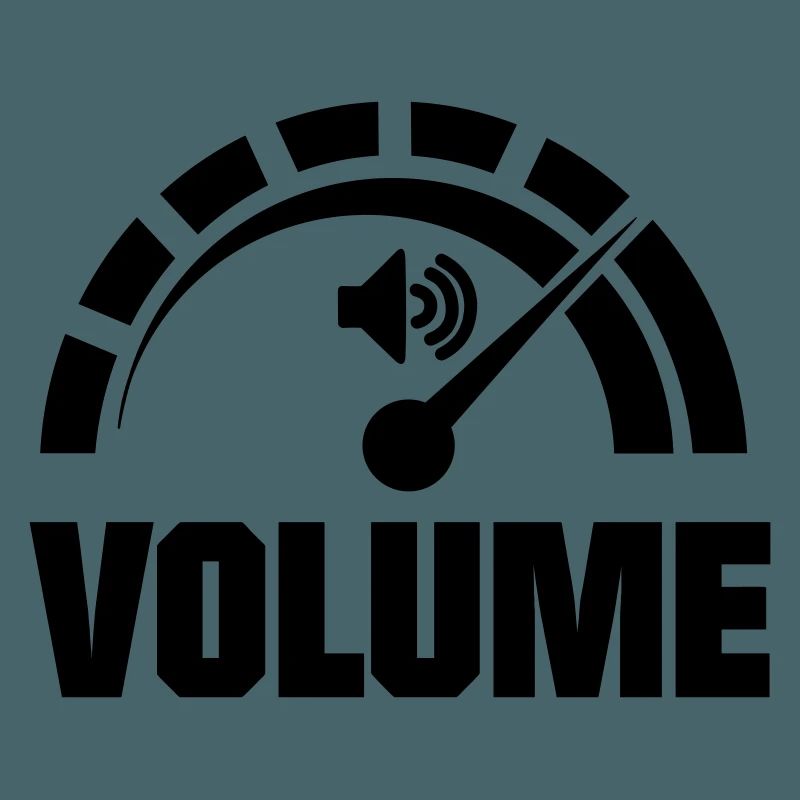 Volume knob pointer