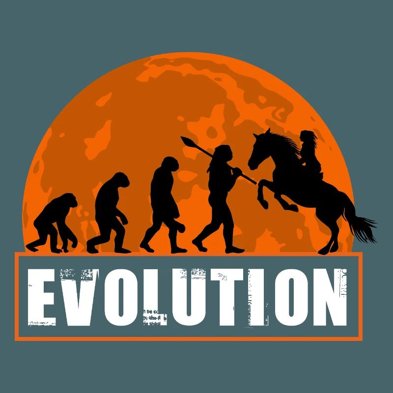 Évolution du jockey de courses de chevaux Cavalier
