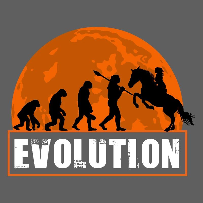Évolution du jockey de courses de chevaux Cavalier