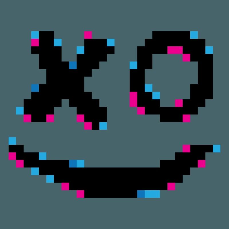 Neon-Pixel-Konfetti