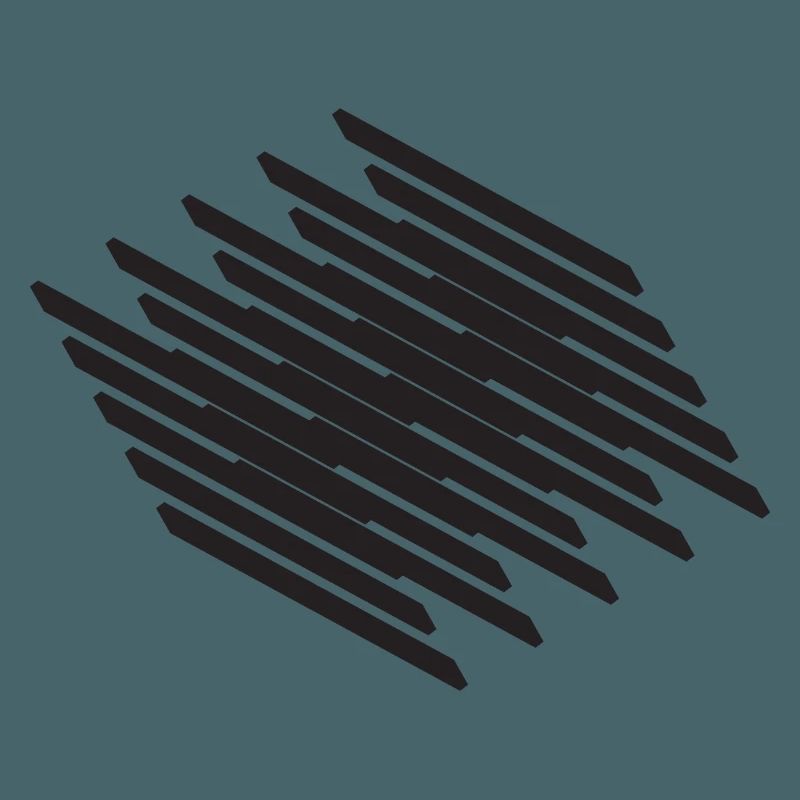 Diagonal Scribble Monochrome Pattern