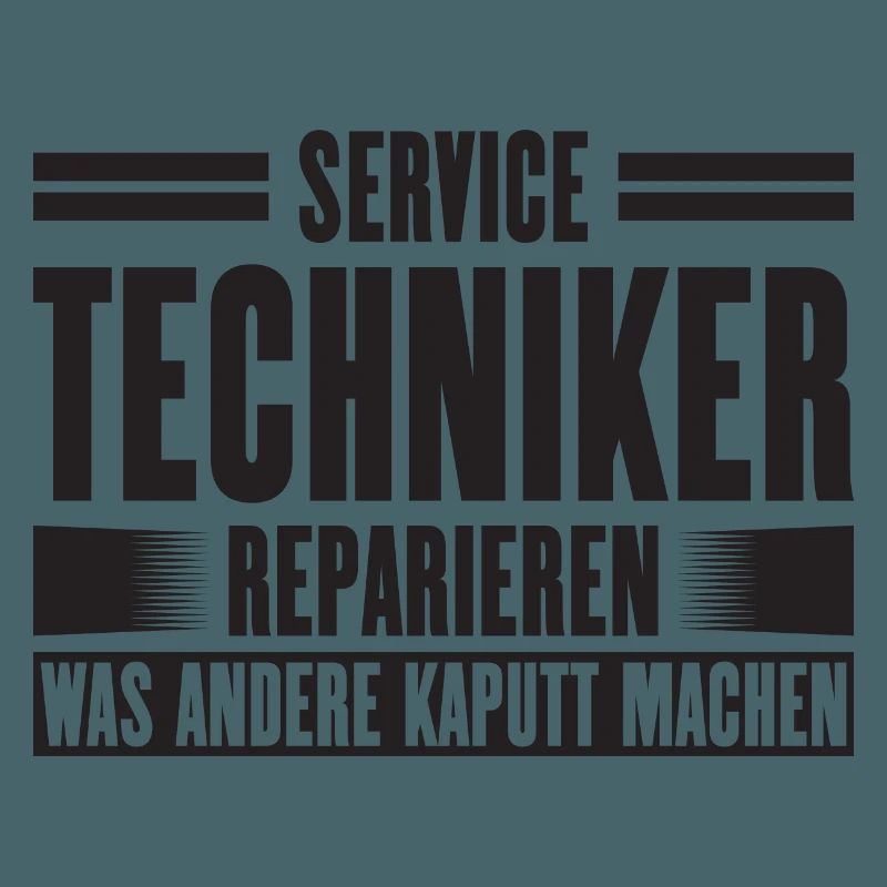 Service Technician Support Solution Slogan Service