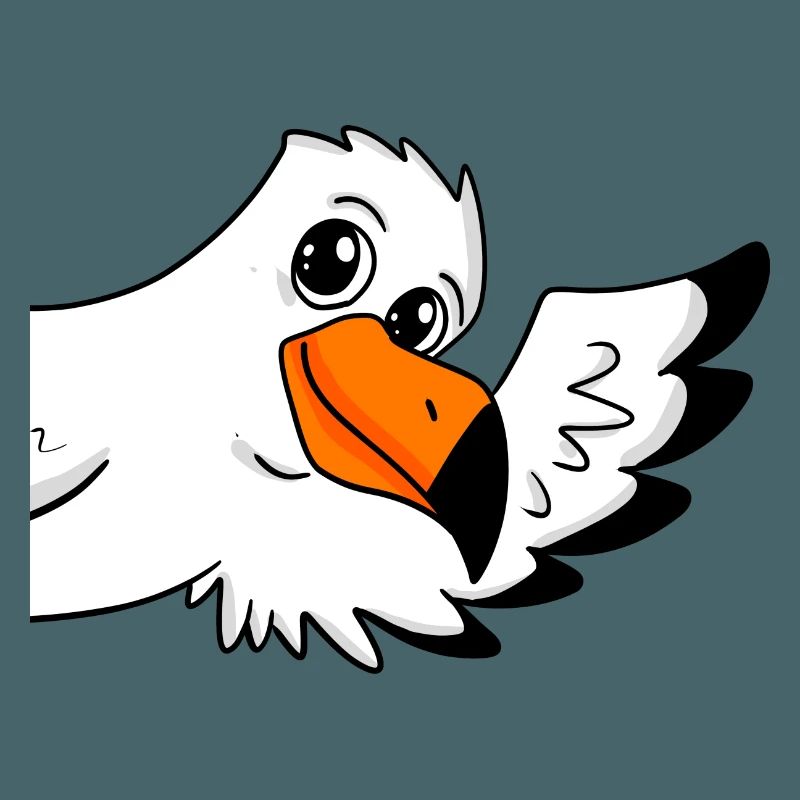 Seagull greeting greeting