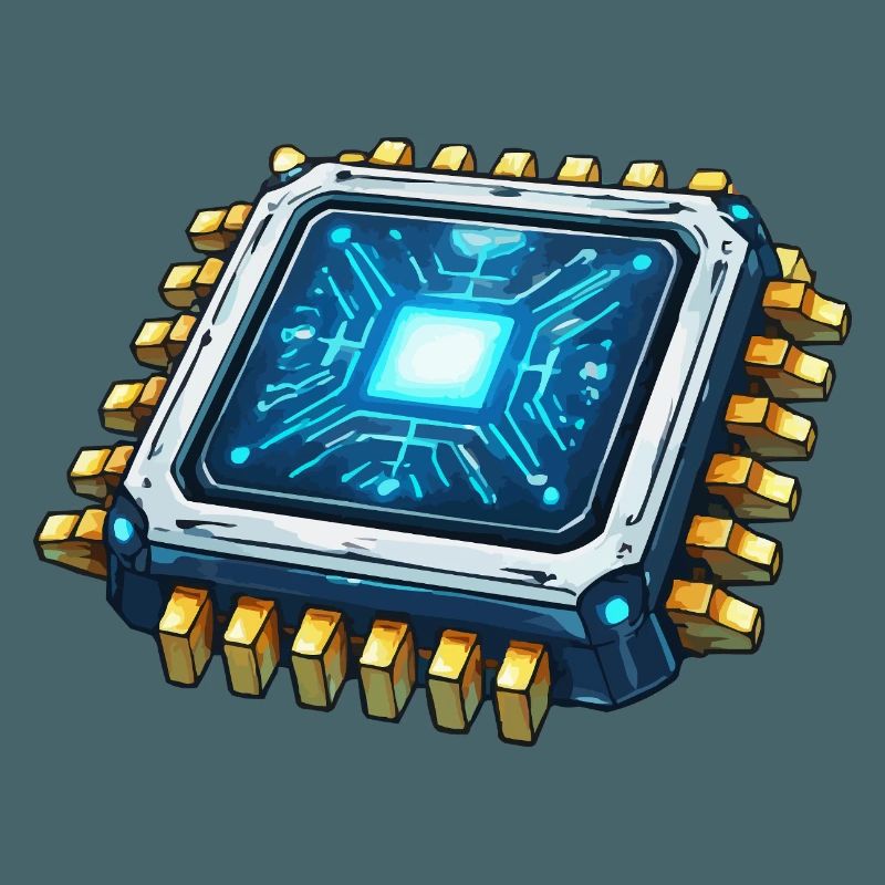 Luminous Microchip Digital Core