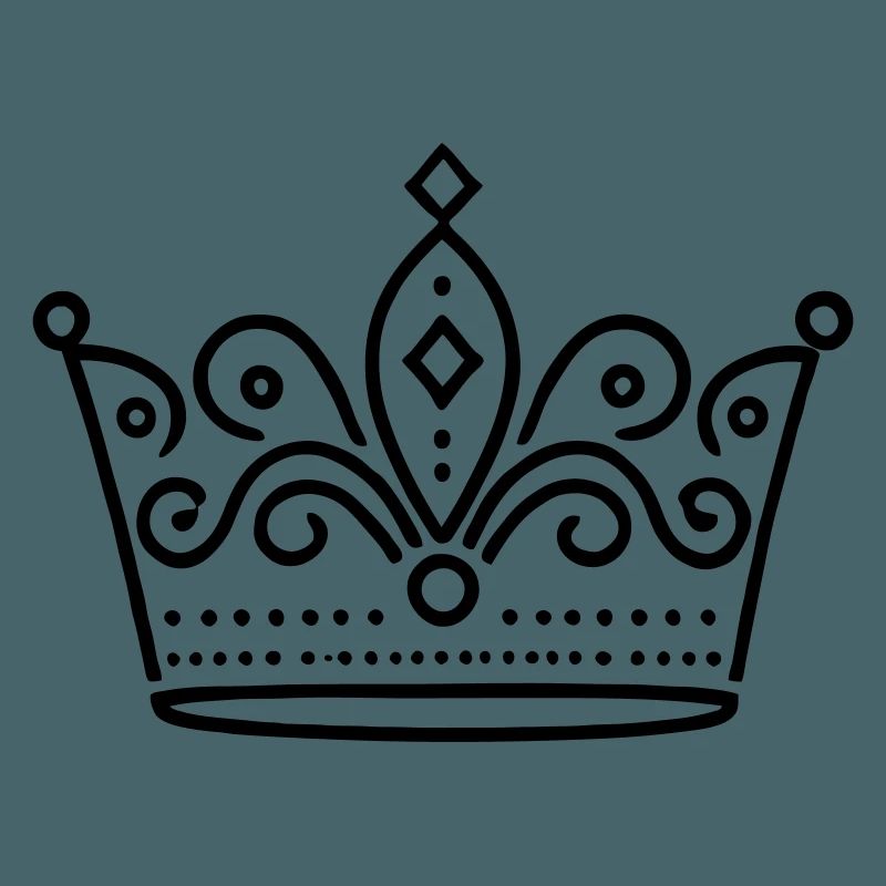 Queen/King Crown Customizable