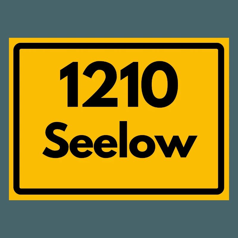 OLD POSTCODE POSTCODE RETRO 1210 SEELOW HEIMAT