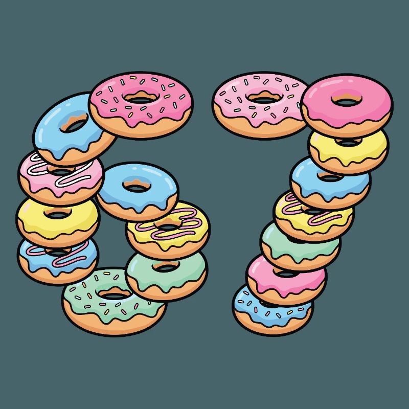 Pastel Donut Stack 67 Pattern