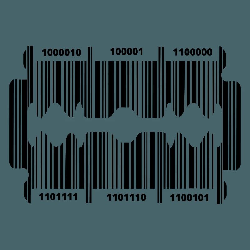 Razor blade with secret code