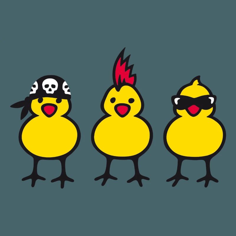 Three Chicks