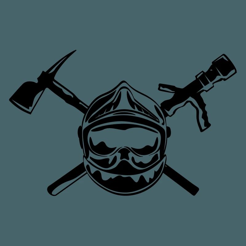 casque_pompier_hache et lance