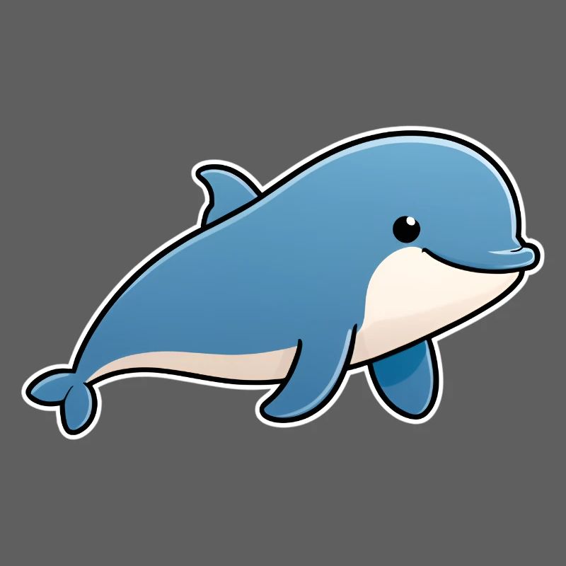 Blauer Delfin – freundlicher Meeresfreund