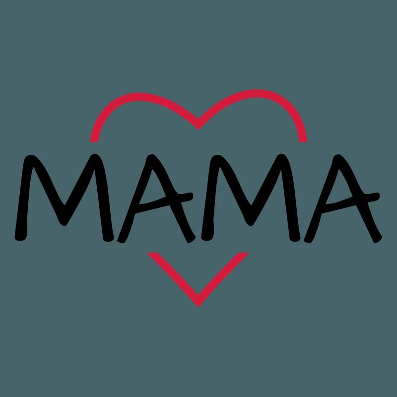 Mama Herz Geschenk Muttertag Geburtstag