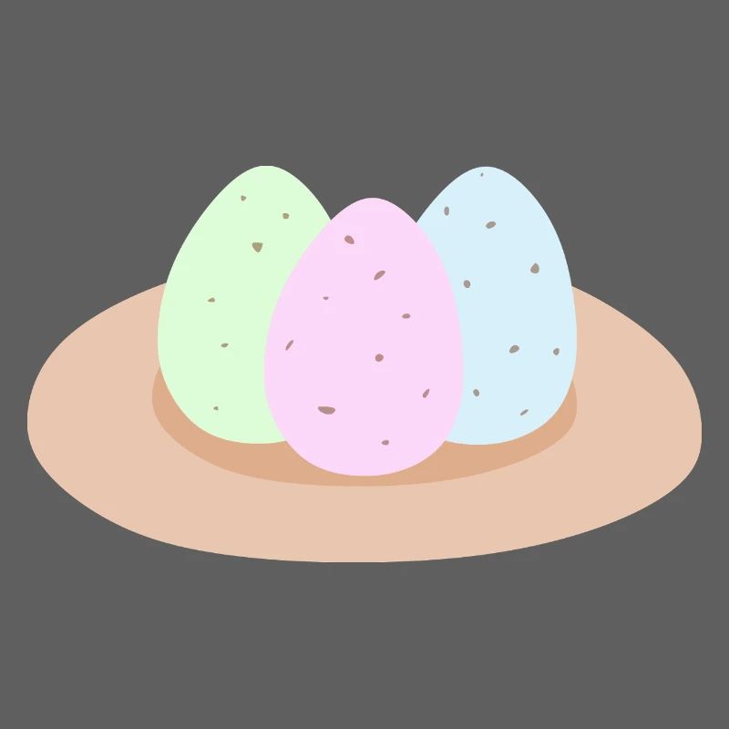 Pastel Easter Egg Nest